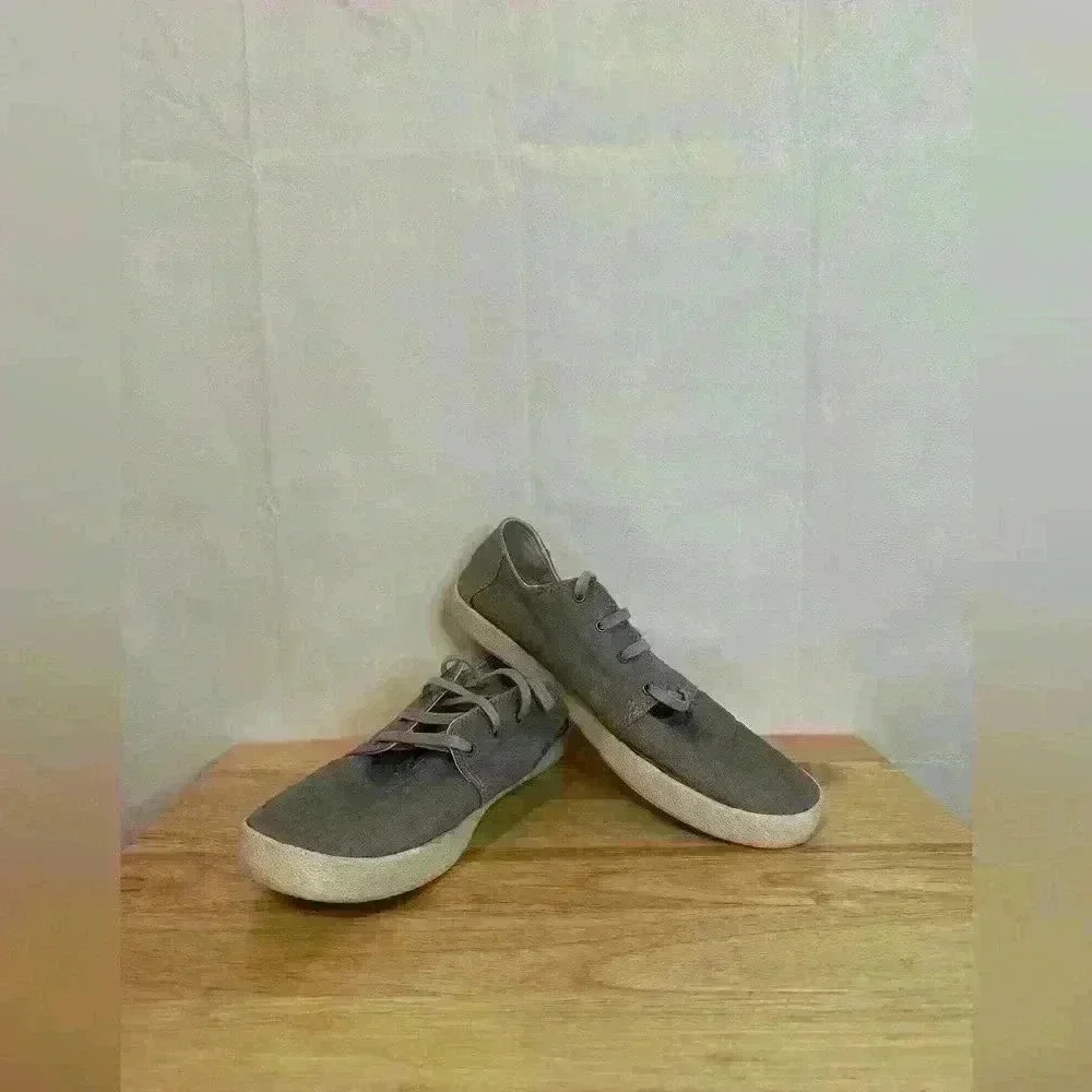 TOMS Men's Gray Payton Lace-Up Sneaker Slip-On Shoes - Size 10